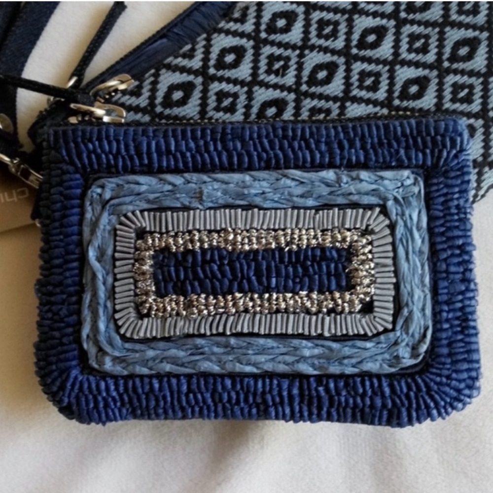 NWT Set of Three (3) Denim Chico’s wristlets - Picture 6 of 10